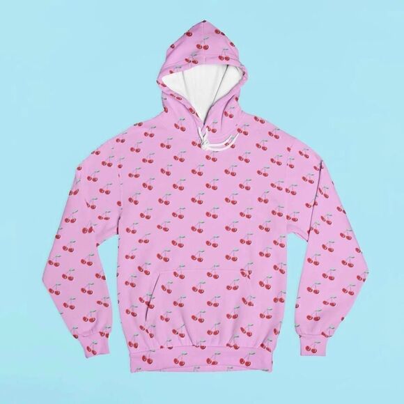 Hayley Elsaesser Cherry Print Hoodie 🍒 - Picture 3 of 9